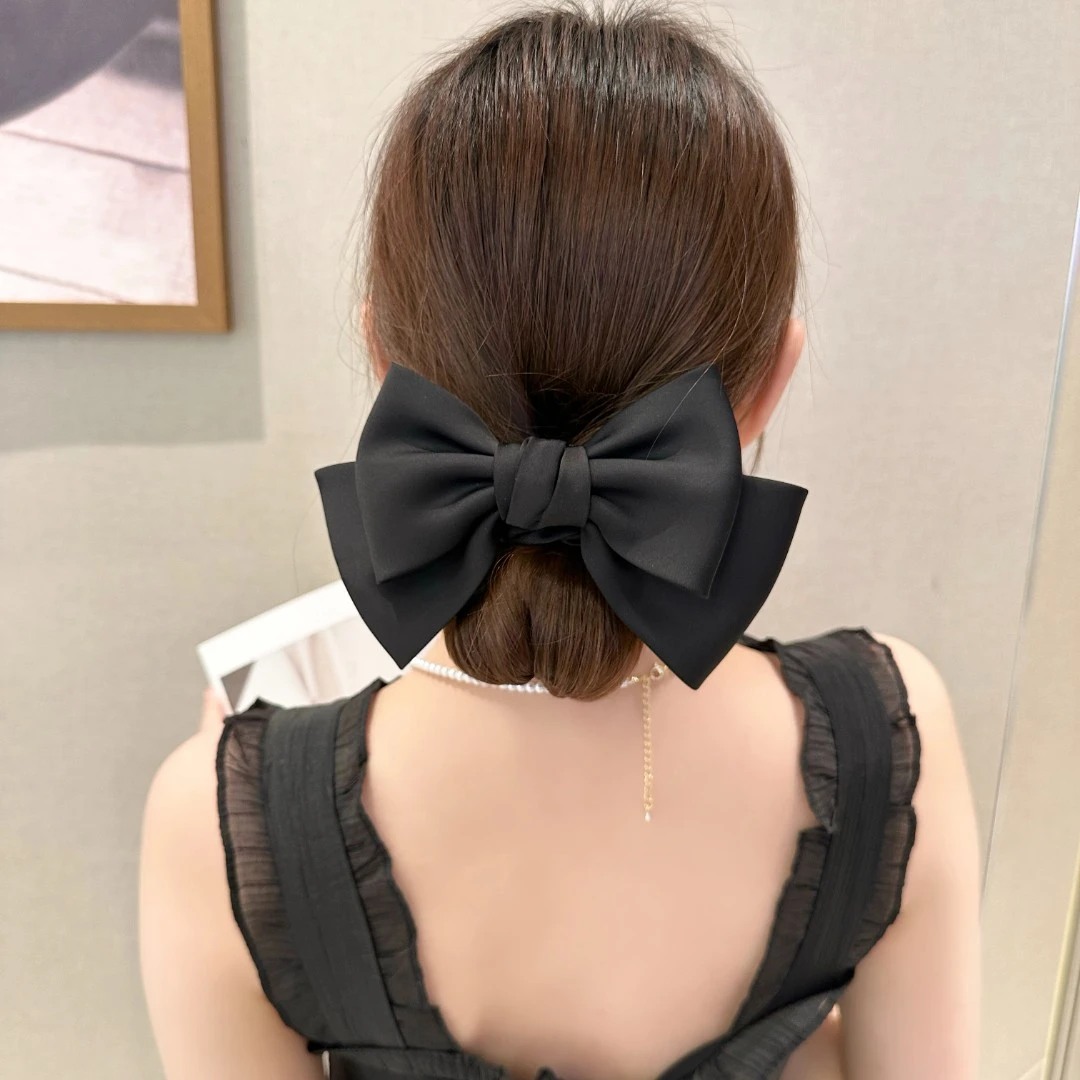 2023新款双层蝴蝶结大肠公主发圈ins发绳女高级感扎马尾头绳皮筋Z