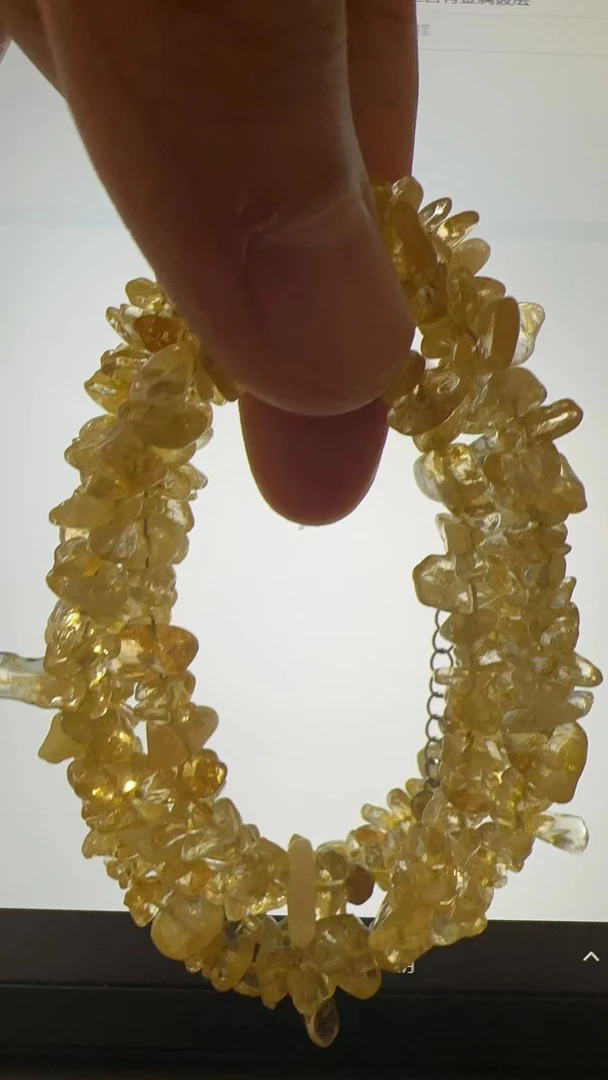 非金属仿水晶项链 晶晶项链小众设计高级小众锁骨链