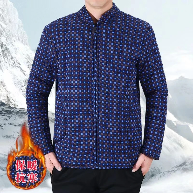 时尚保暖新款男士拉链棉袄柔软舒适棉衣校服神器休闲外套棉服