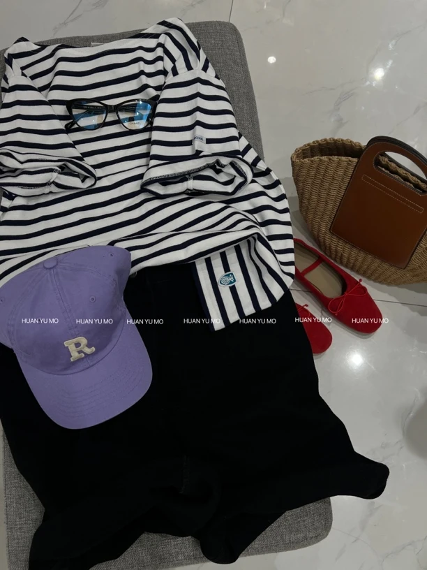 百搭时尚夏季条纹衫