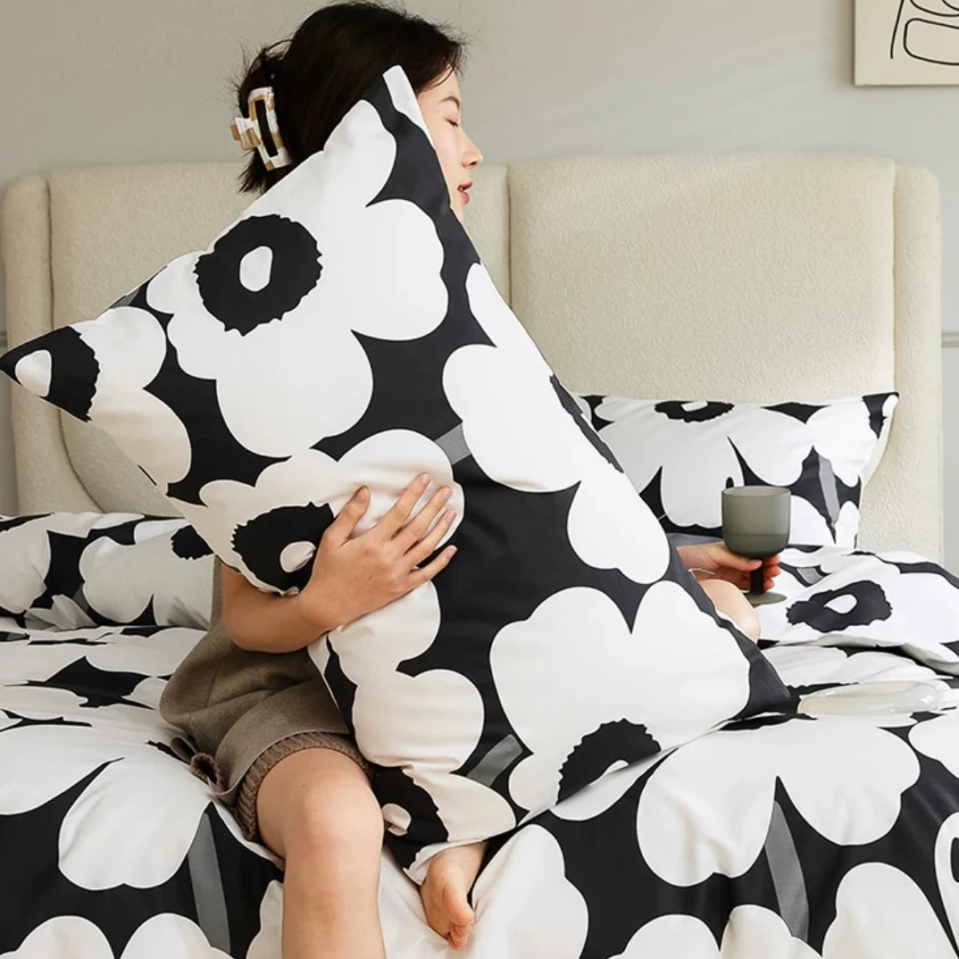 轻奢极简高支高密四件套标准尺寸200*230～R18