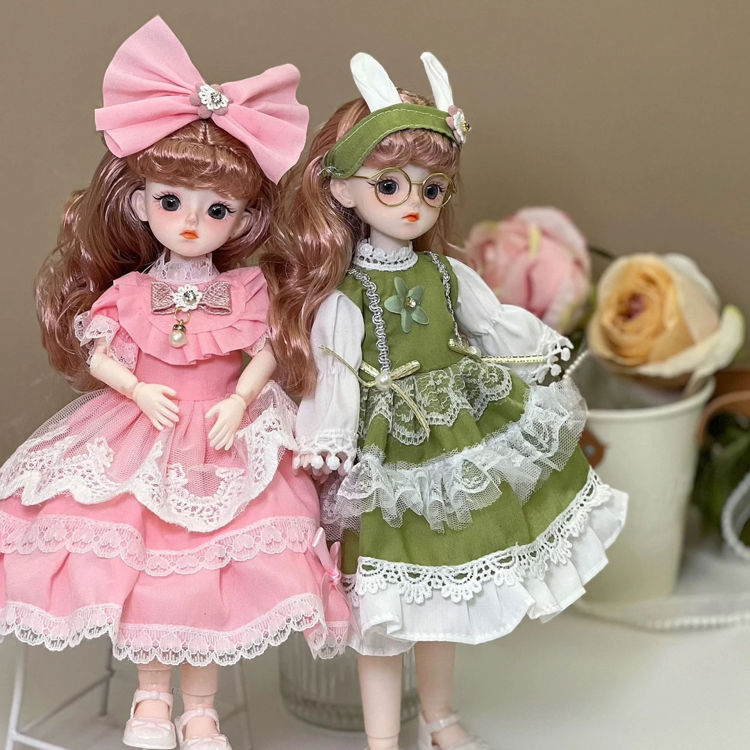 30厘米时尚梦幻洛丽塔洋娃娃女孩换装裙子衣服玩偶洋娃娃女孩玩具