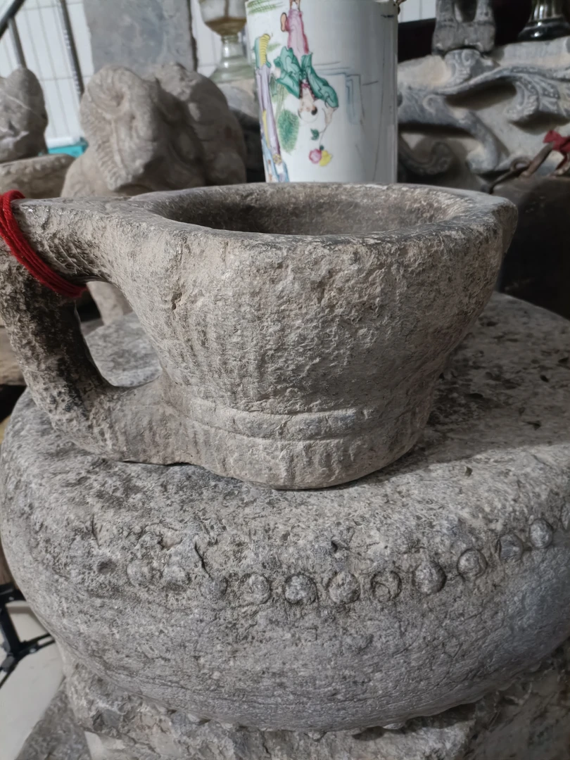 青石 石雕工艺品摆件