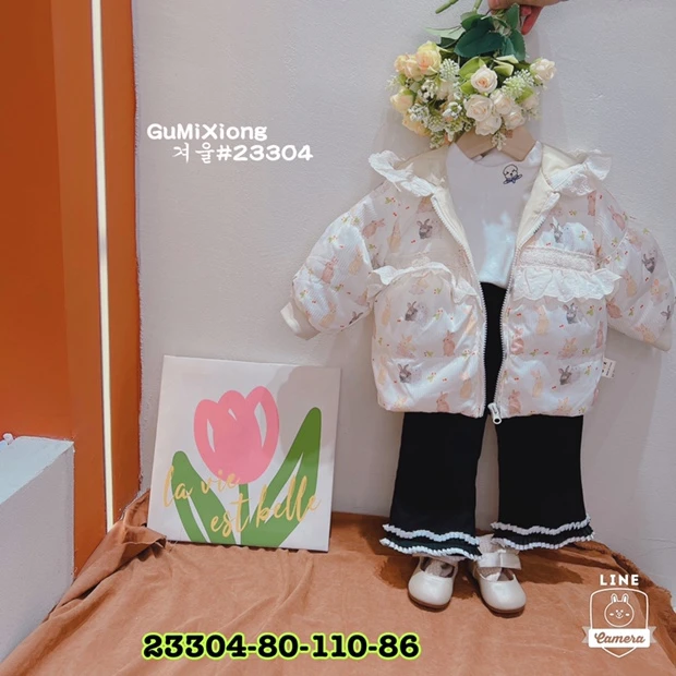 小兔子羽绒外套3304