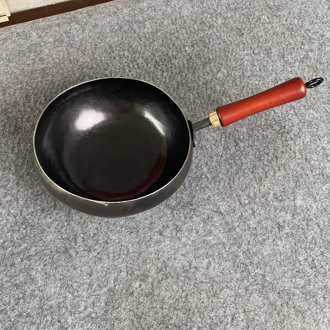 大肚漫锅章丘大肚锅纯手工热锻大肚锅无涂层不粘锅天花板级别炖锅