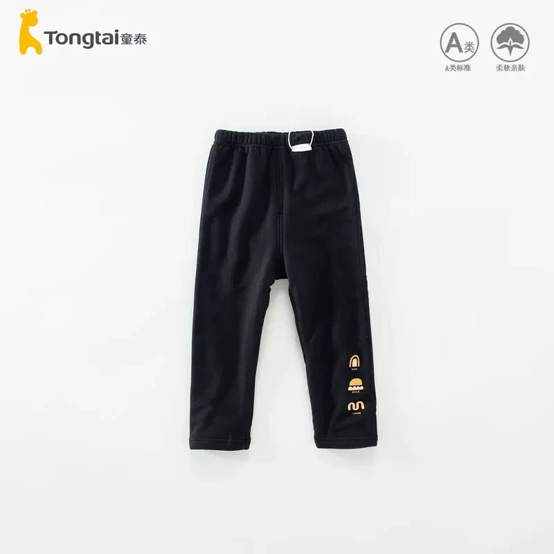 Tongtai/童泰女宝外出加厚保暖宝宝绒打底裤莫代尔棉加绒裤子