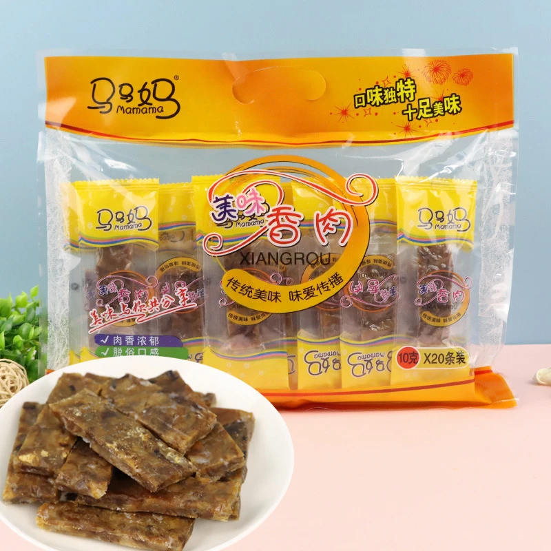 马马妈美味香肉120g闽南压缩型猪肉脯办公室休闲解馋充饥袋装零食