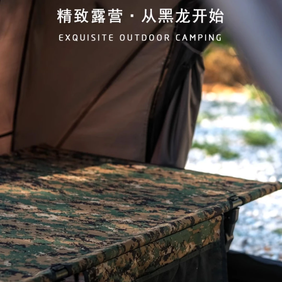黑龙行军床 行军床帐 TNC露营铝合金便携轻量化午休单人折叠床