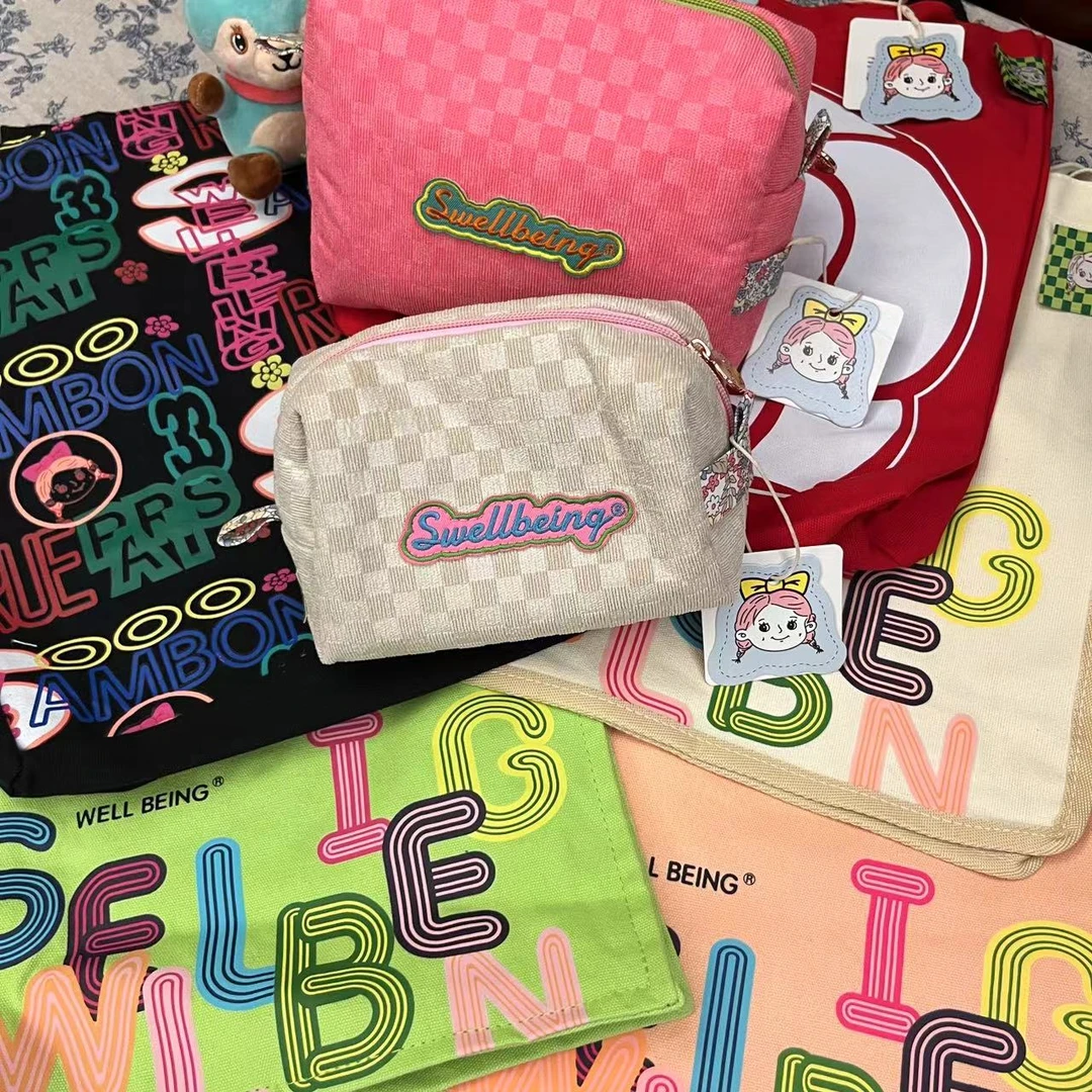 帆布购物袋加厚手提宽底便携折叠环保单肩女艺术大容量个性印花