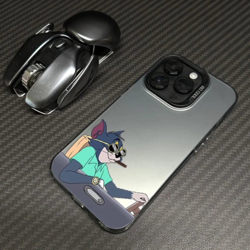 汤姆猫苹果14pro手机壳iphone13/15promax高级感12/11网红xs/xr套