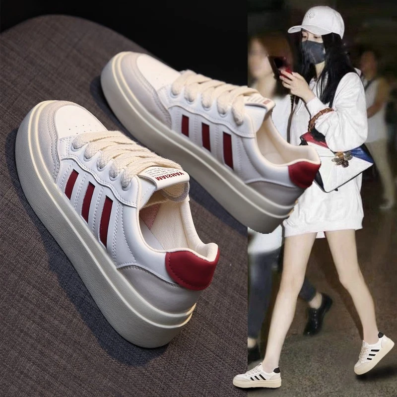 红蜻蜓牌小白鞋女2023新款秋季板鞋爆款鞋子轻便女款运动休闲百搭