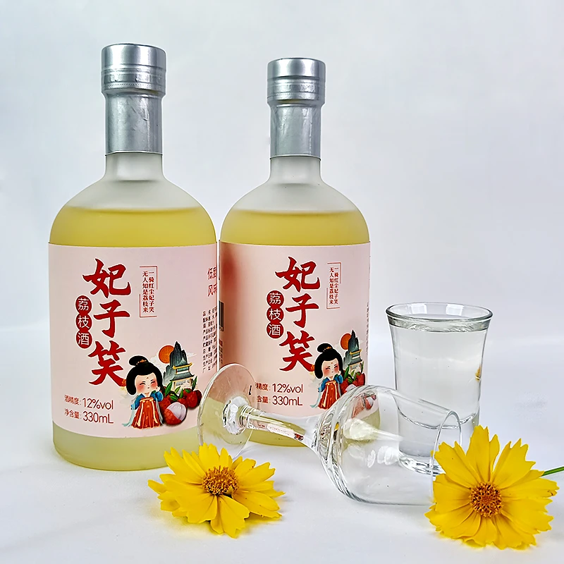 12度妃子笑荔枝酒330ml一瓶低度果酒低度酒业女生果味