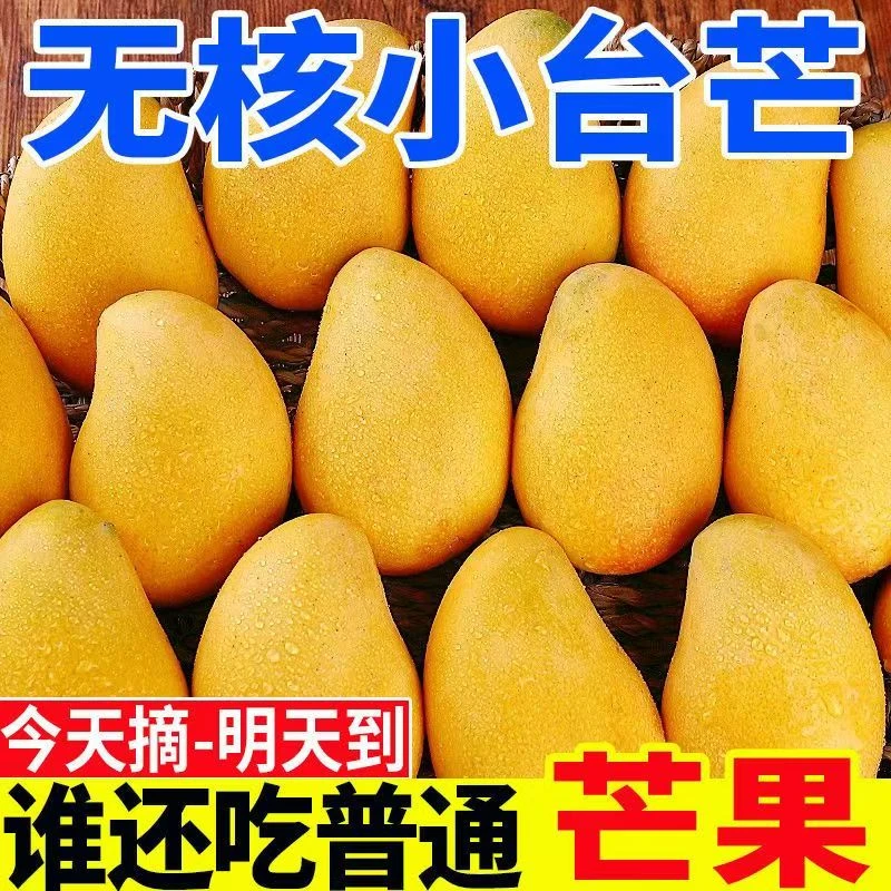 【福利品】广西小台农台农芒大果皮薄肉厚当季热带新鲜成熟整箱包邮