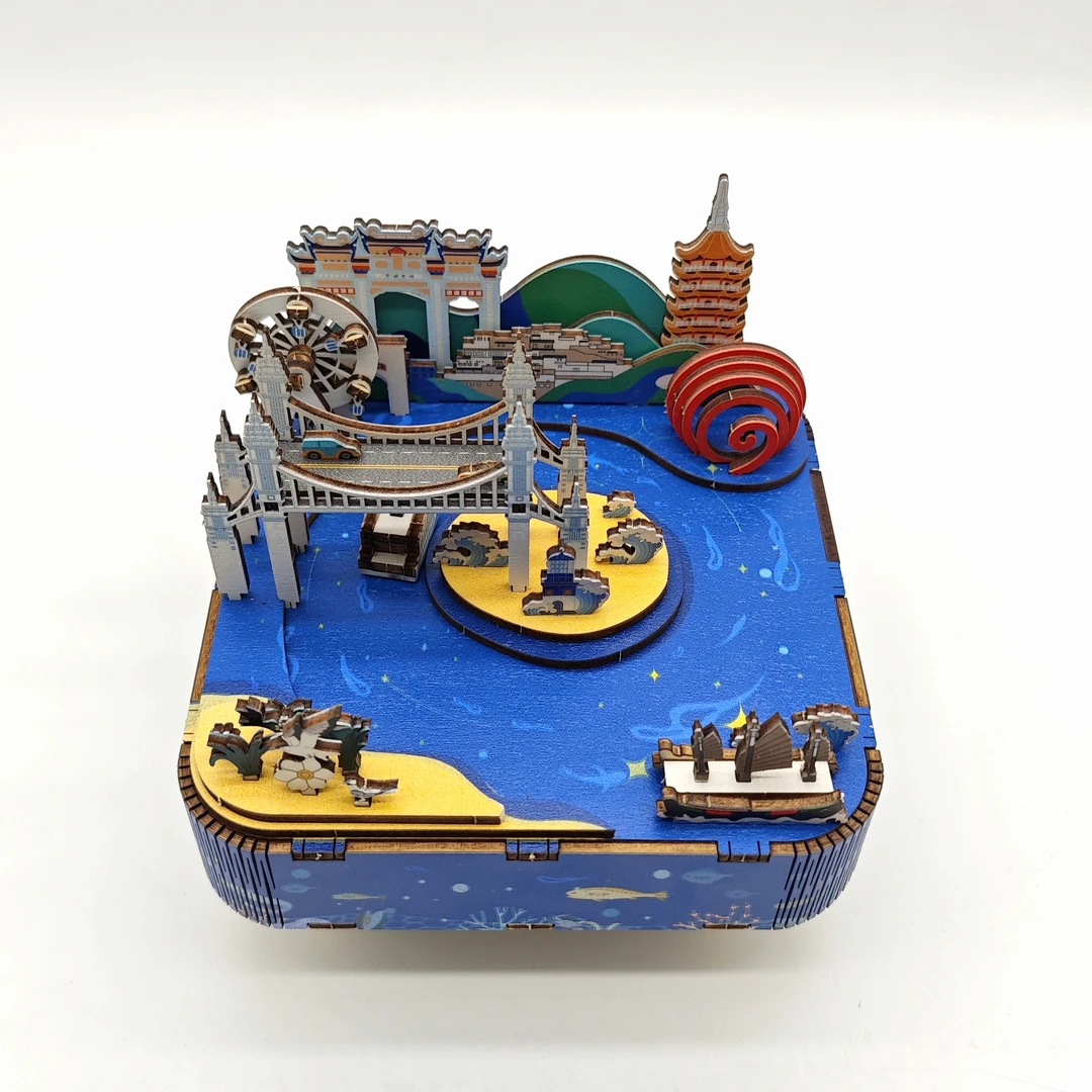 “舟游列岛”八音盒