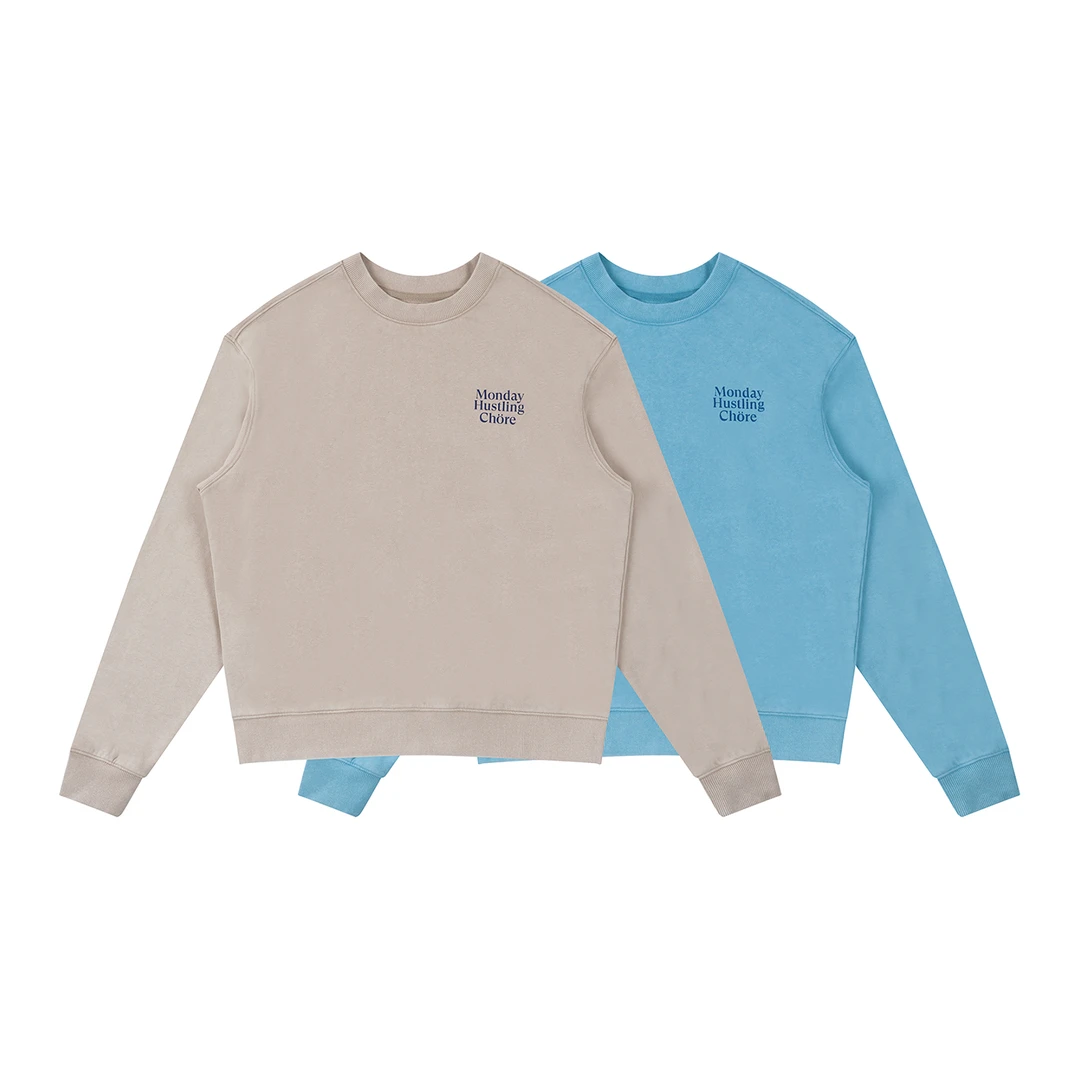 FAIRFAFO林肉肉【字母印花圆领卫衣】WYAL46063美式百搭长袖t恤女