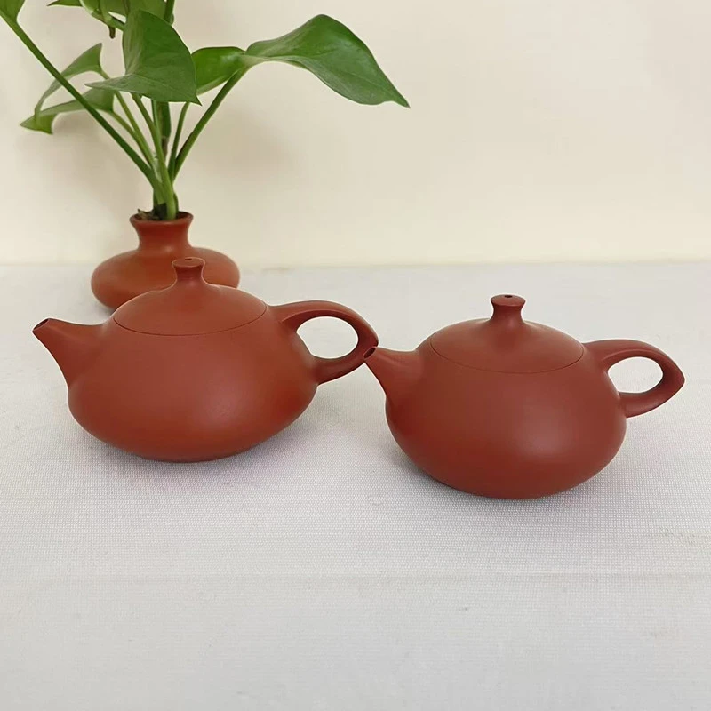 章老师玉兔全手工手拉壶工夫茶壶朱泥壶