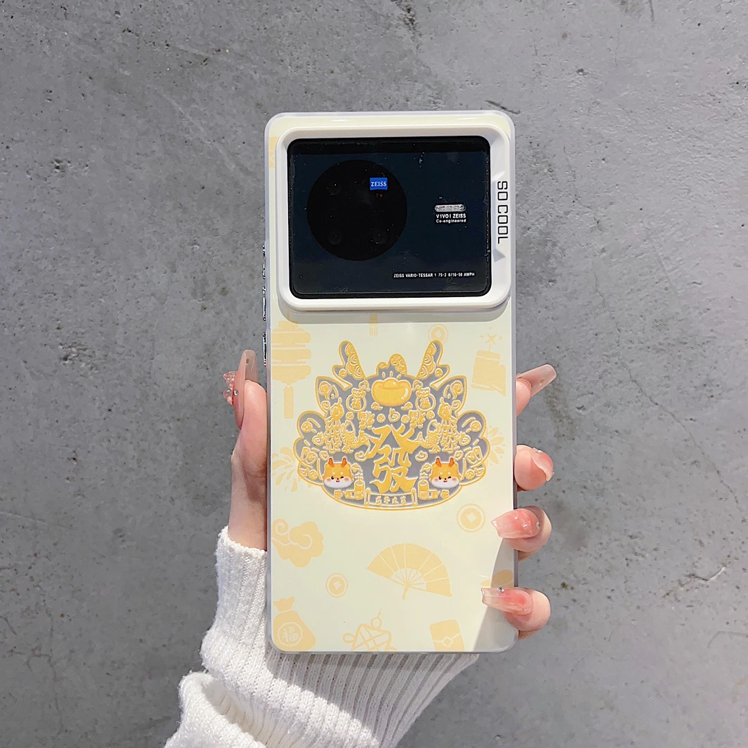 （vivoX80系列）磨砂彩银适用vivoX80/X80Pro手机壳防摔个性潮