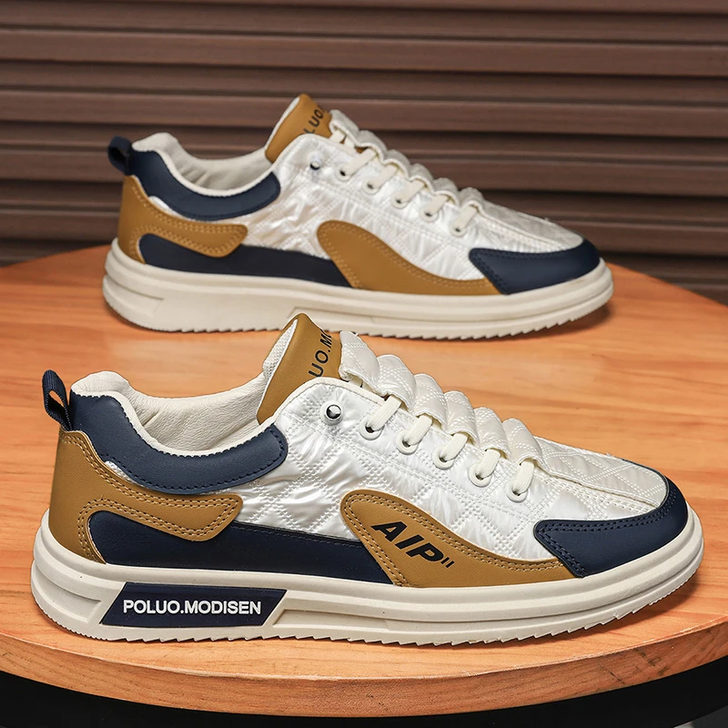 春季新款懒人男鞋潮流运动鞋子男款男生百搭男士休闲鞋一脚蹬板鞋