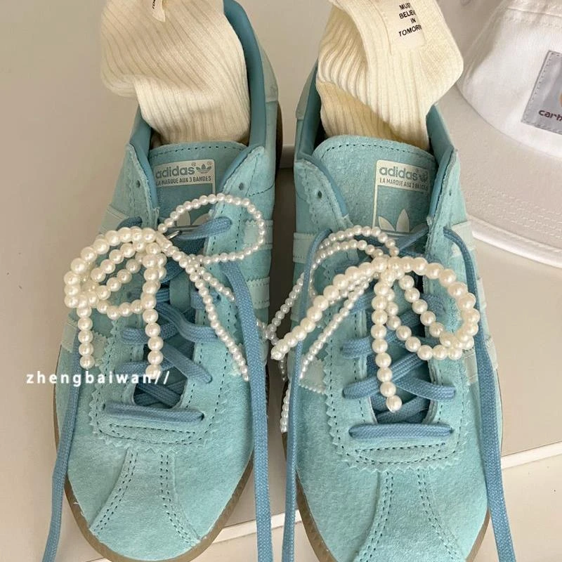 泫雅同款珍珠鞋扣diy蝴蝶结球鞋扣秒华丽南韩ins时髦精单品配饰潮