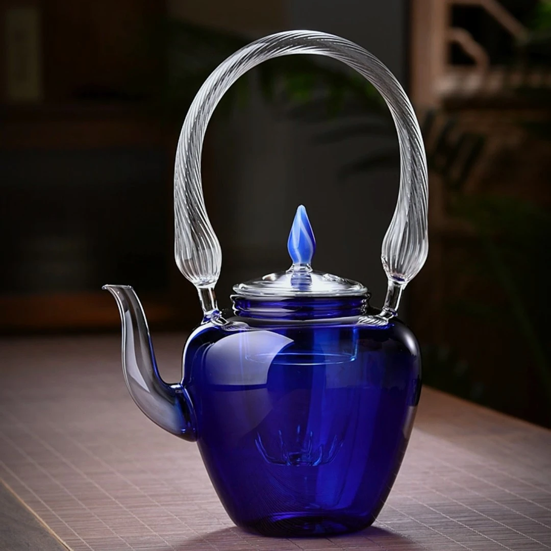 高硼硅全玻璃一体烧水壶耐高温泡茶专用家用茶具可煮普洱花茶壶