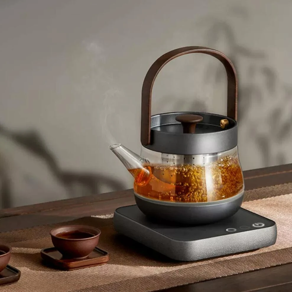 智蔚316不锈钢煮茶器智能电陶炉煮茶炉办公室小型烧水壶