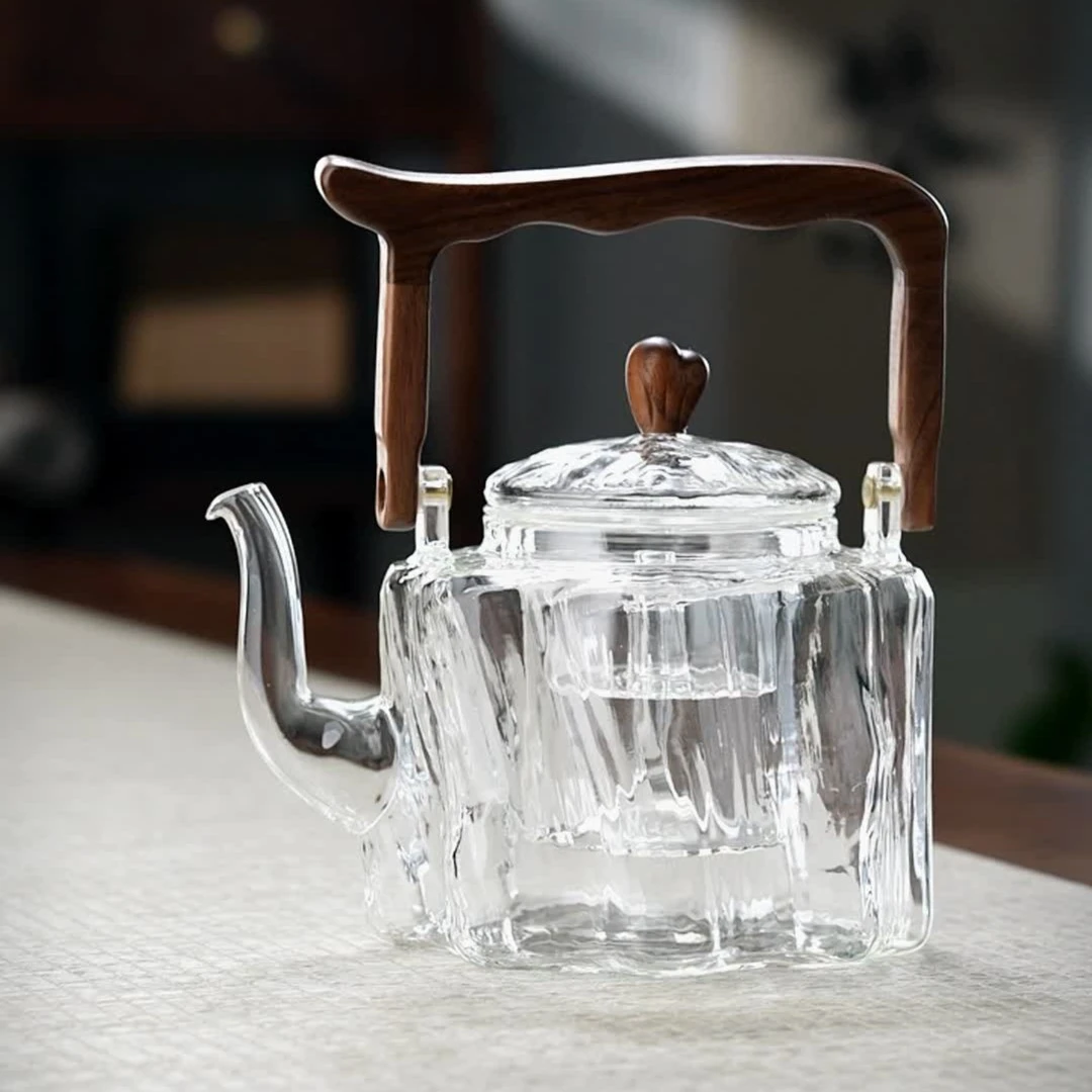 玻璃茶壶加厚耐高温大容量煮茶器电陶炉家用提梁壶烧水壶泡茶专用