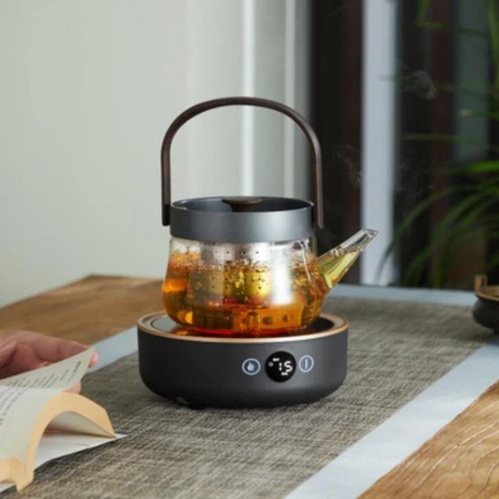 智蔚智能静音电陶炉煮茶器玻璃煮茶壶烧水壶茶具套装家用煮茶炉