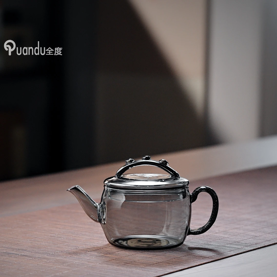 玻璃泡茶壶迷你泡茶玻璃小茶壶一人用小容量绿茶专用泡茶器