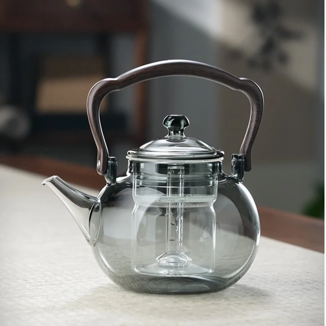 玻璃茶壶加厚耐高温大容量煮茶器电陶炉家用提梁壶烧水壶泡茶专用