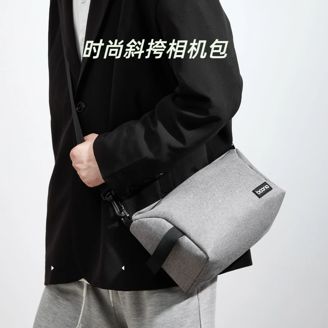 相机收纳包斜挎单反旅行微单相机包镜头保护套适用佳能索尼富士