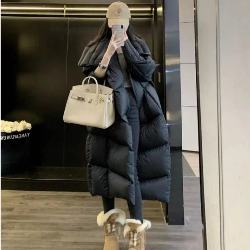 【张伯芝同款】95白鹅绒气质羽绒服15d云缎泡芙面料纯色百搭888