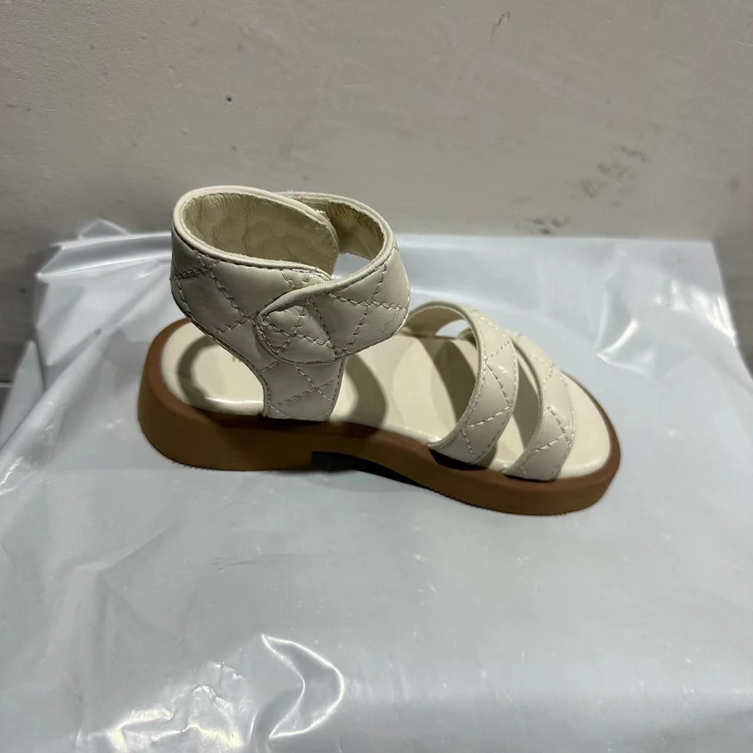 大庆仓 米色 夏季 儿童运动凉鞋 货号HP3233（库位YL54）赛1