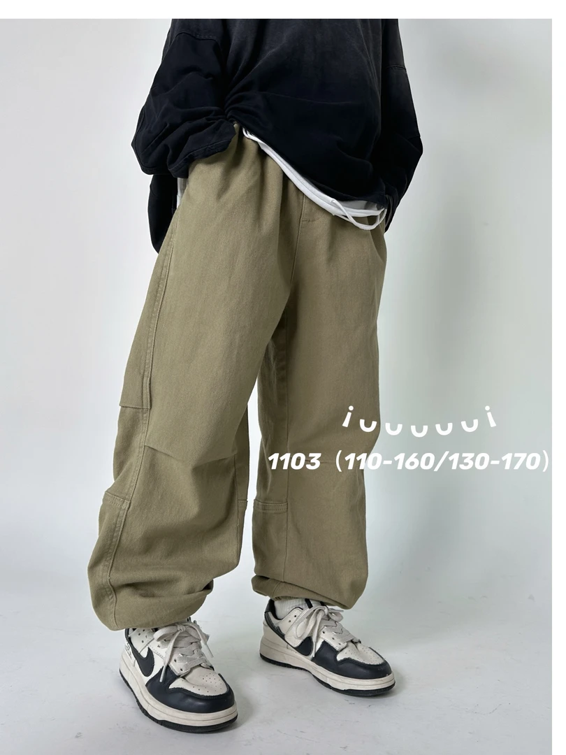 大庆仓  小智家  货号Q-1103  儿童时尚牛仔裤(库P7-4)