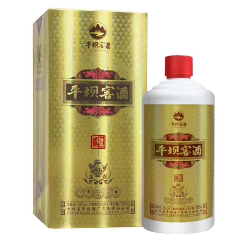 平坝窖酒金壶2号 兼香型 白酒  46度500ML