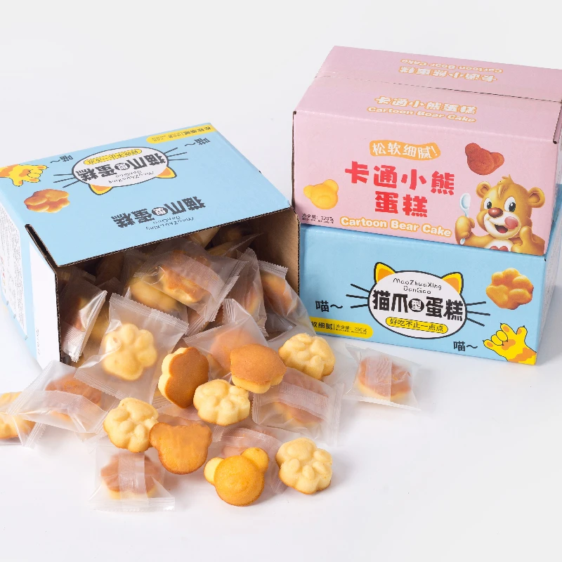 早餐小蛋糕儿童小面包独立包装前台点心糕点学生休闲零食代餐整箱
