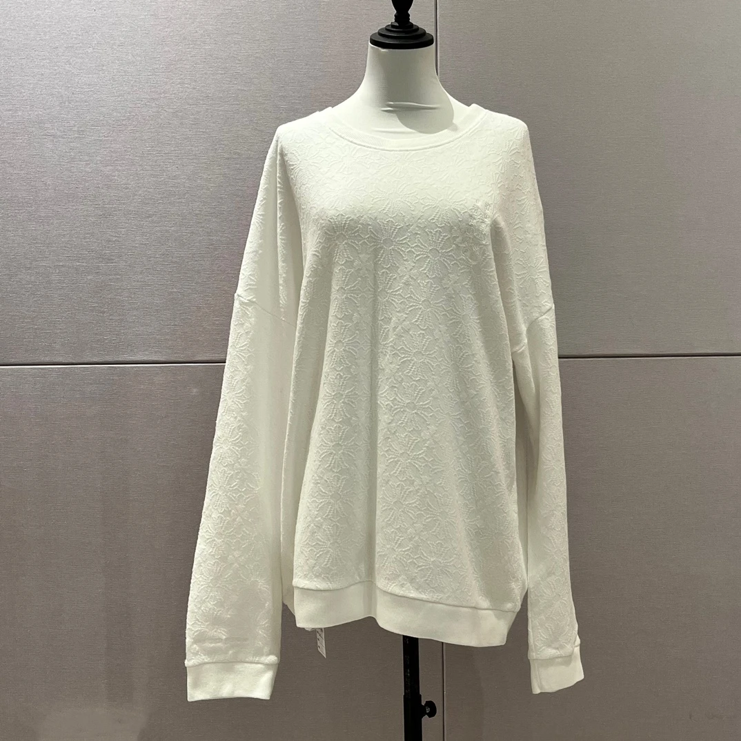chrome hearts 白色长袖T恤 /L码/95新/NBY9488