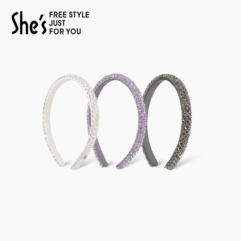 shes耀我宣言璀璨时尚高级感发箍发饰头饰简约气质手工发箍法式