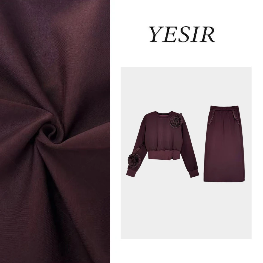 【菲菲专属】TZ047玫瑰时尚复古百搭简约女装套装