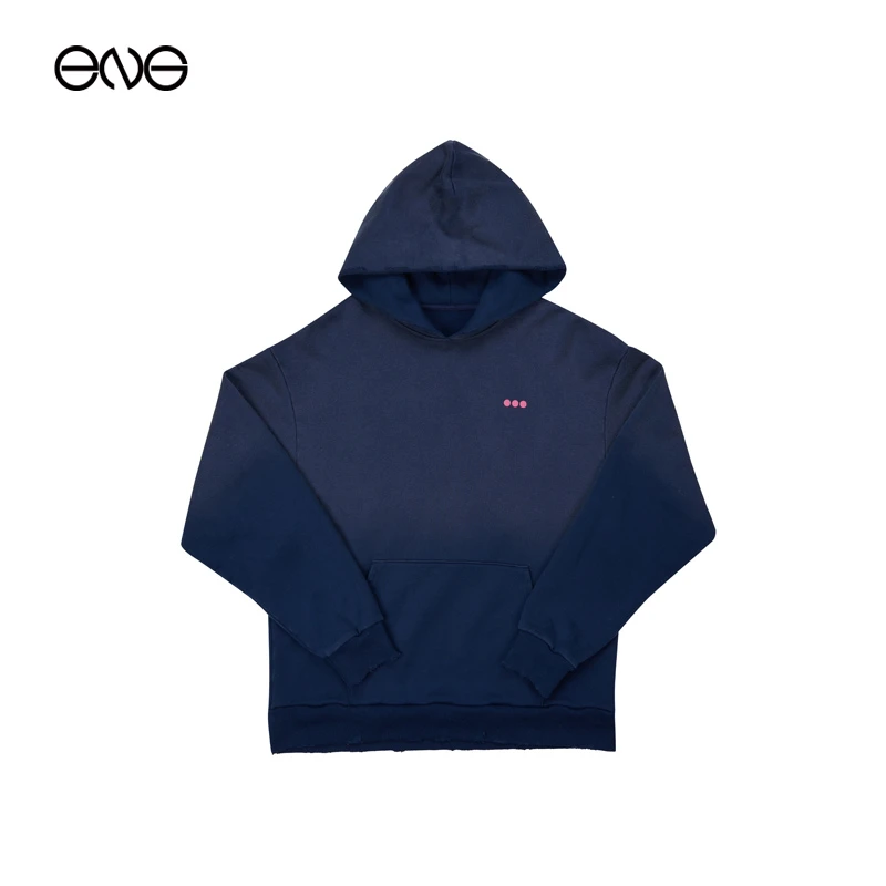 【ENG】ENG限定系列 smiley gradient wash hoodie 连帽卫衣