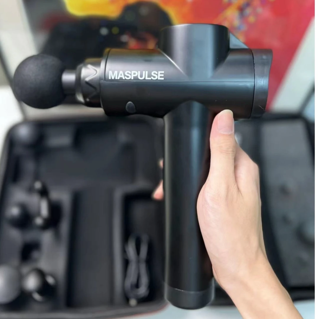 专业筋膜枪长续航大功率充电式智能触屏款筋膜肌肉放松32档按摩器