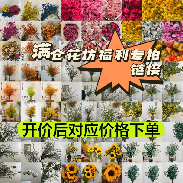 满仓花坊专拍鲜花通用链接
