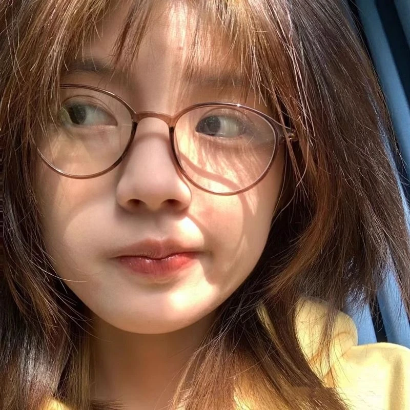 超轻圆框近视眼镜女早八素颜神器防蓝光辐射平光镜显脸小韩版潮流