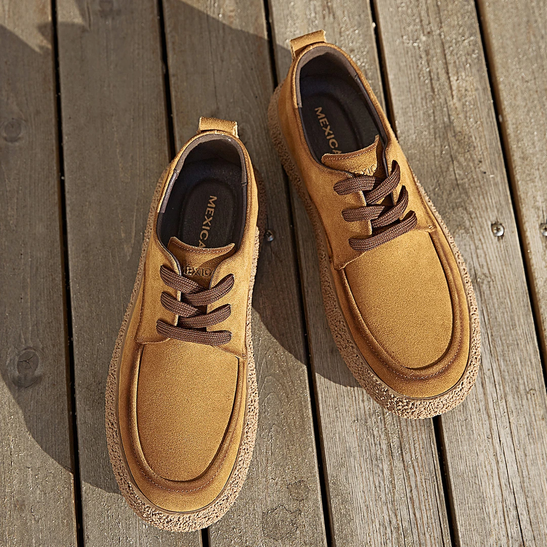 30号稻草人男鞋新款英伦潮流百搭复古透气低帮休闲工装靴