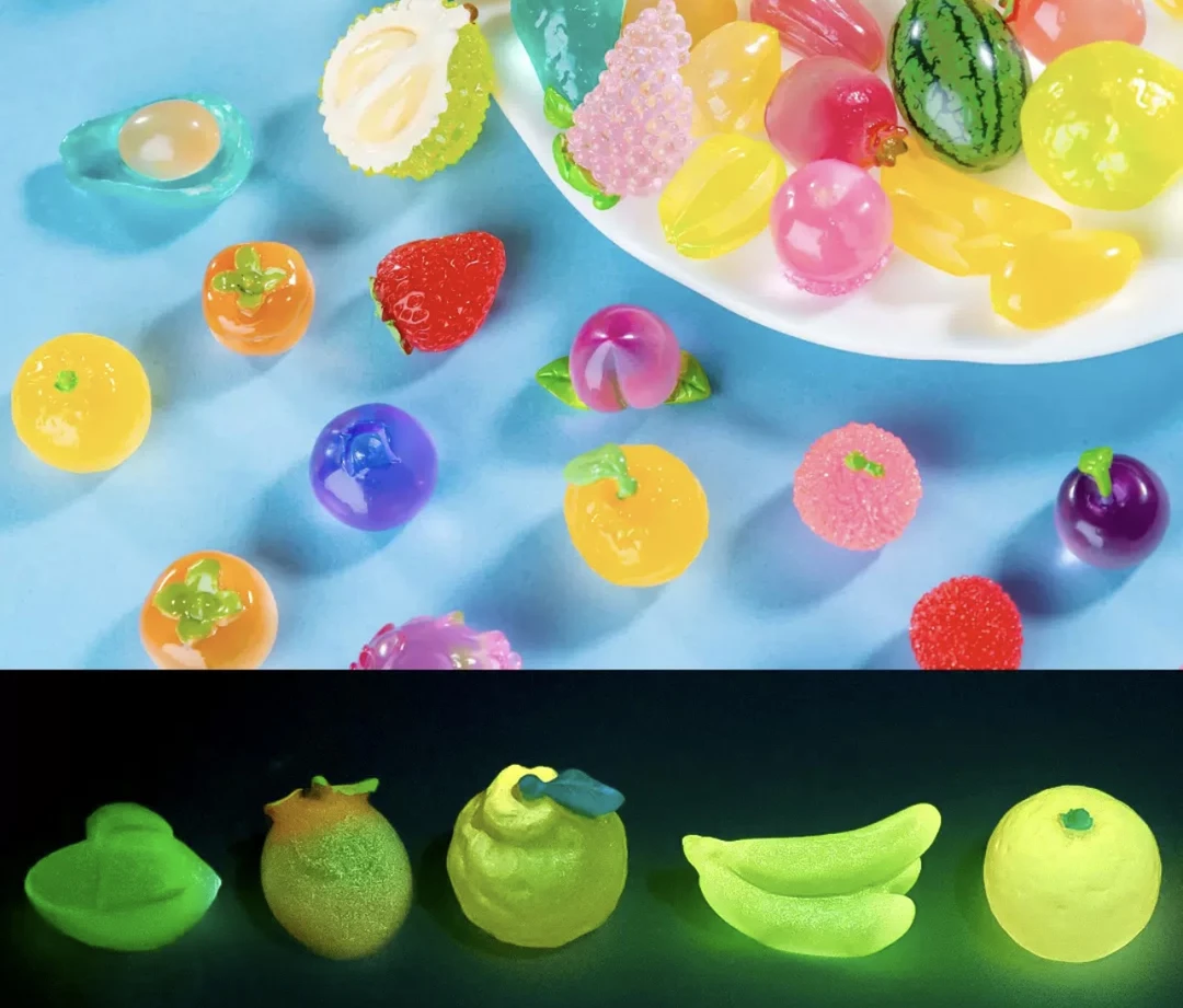 【直播拆小鼻噶】仿真小水果萌粒系列夜光可爱摆件手工DIY潮流玩具