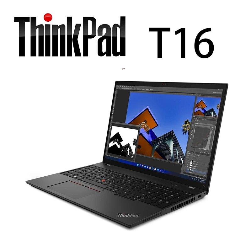 9新 ThinkPad T16 2022款黑色16寸经典商务全面屏办公笔记本电脑