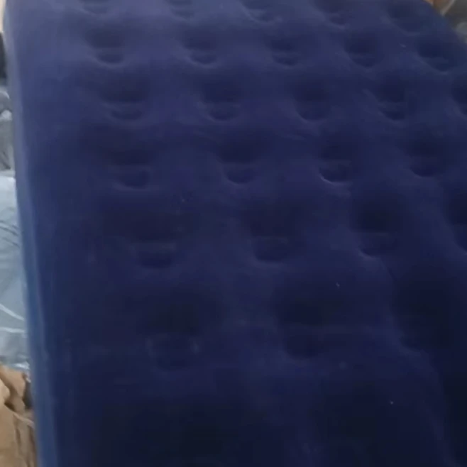 无包装蓝色高品质加厚充气床垫198*148*22需自己充气没有泵