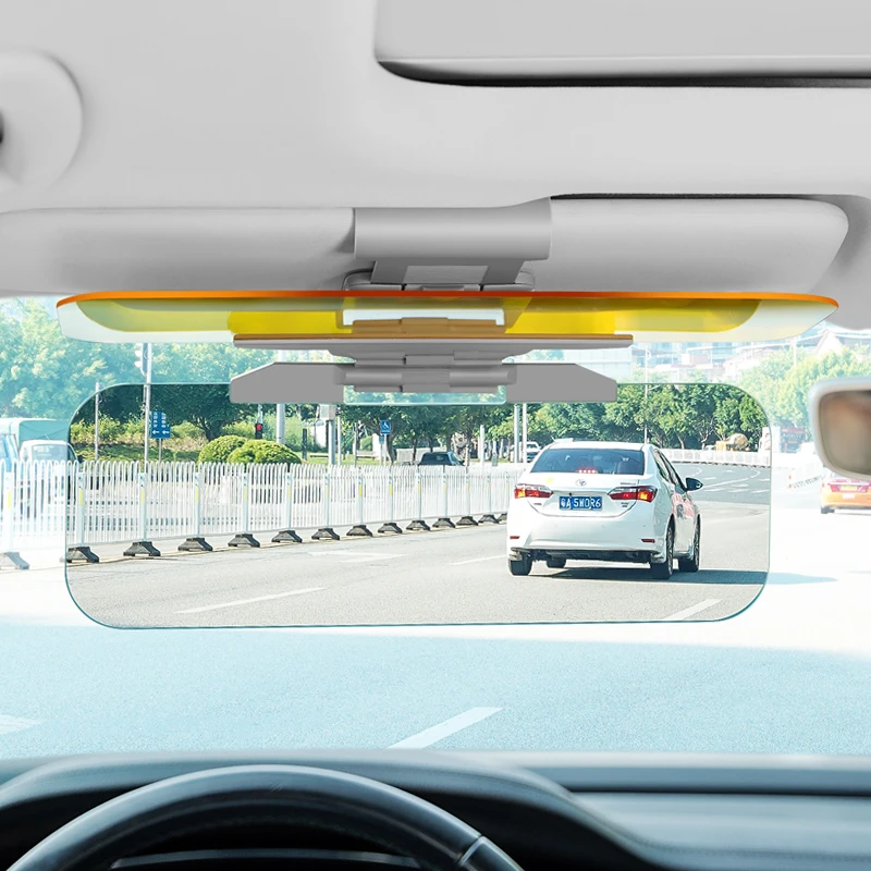 汽车遮阳板折叠式日夜两用夜间开车防远光灯克星挡板车载护目镜