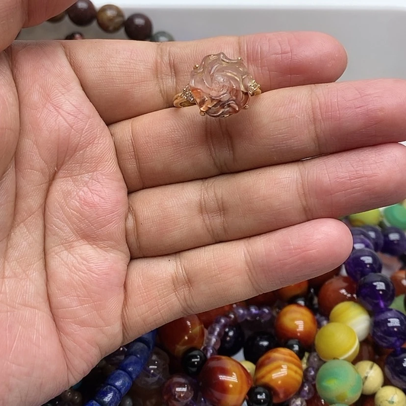 【闪购商品】琥珀戒指未镶嵌