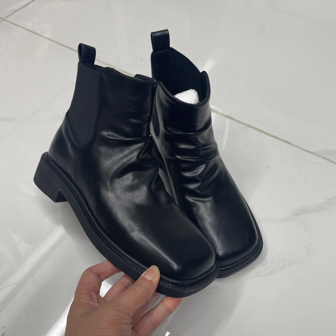 【心依阁铭品】6601法式烟管靴简约时尚