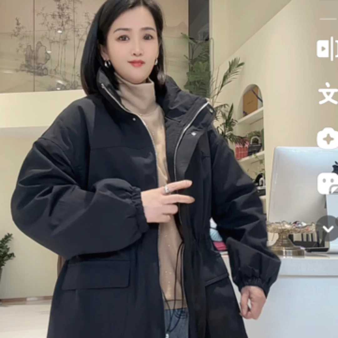 【心依阁铭品】172派克棉腰带显瘦休闲上衣